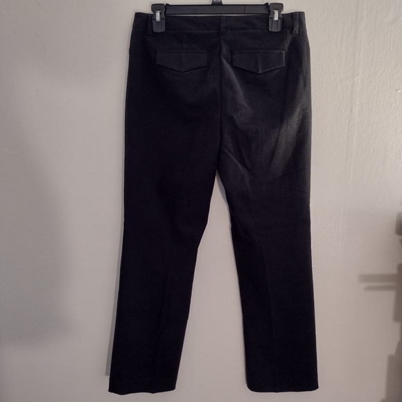 Black Felted Wool High Waisted Trousers - Picture 1 of 10